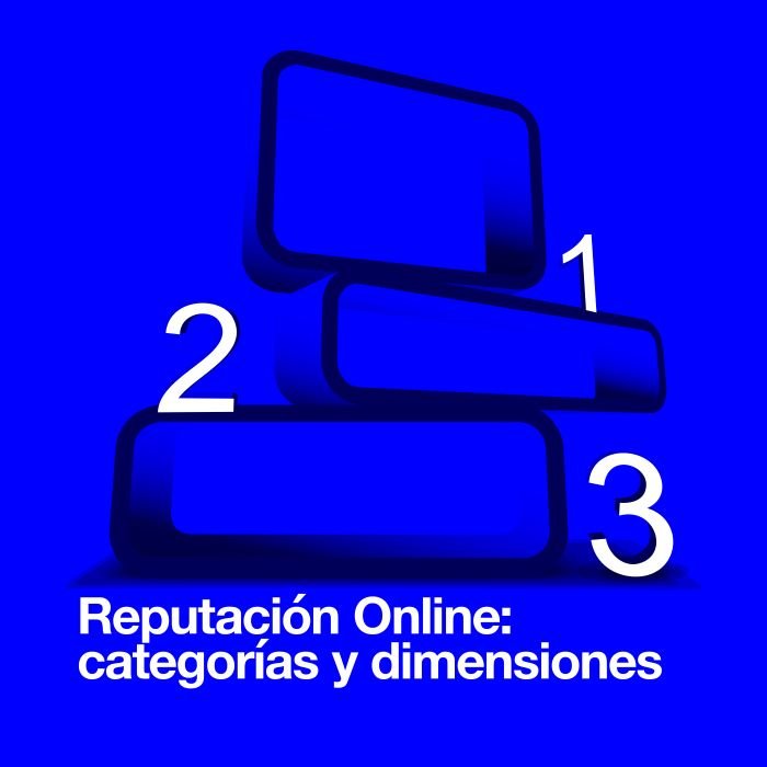 Reputación Online: categorías y dimensiones